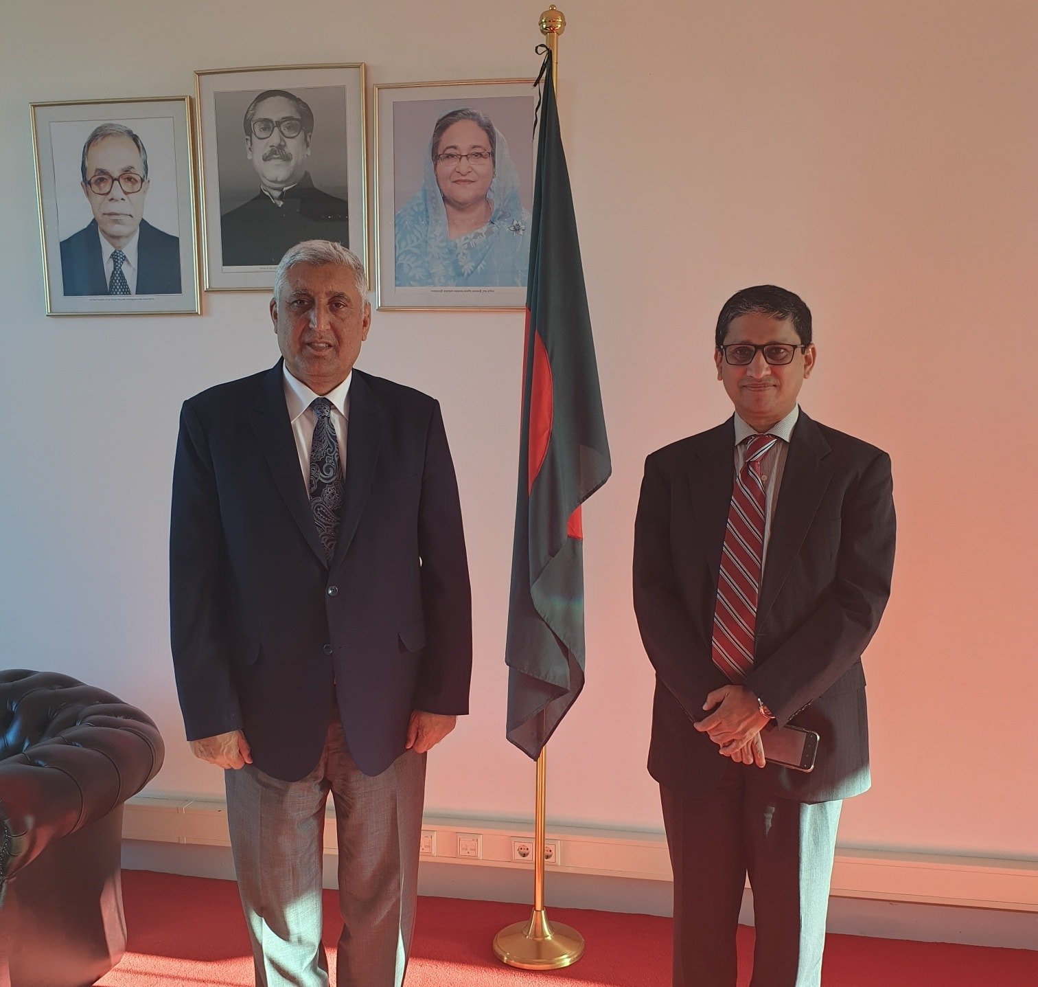 Meeting with ambassador of Bangladesh