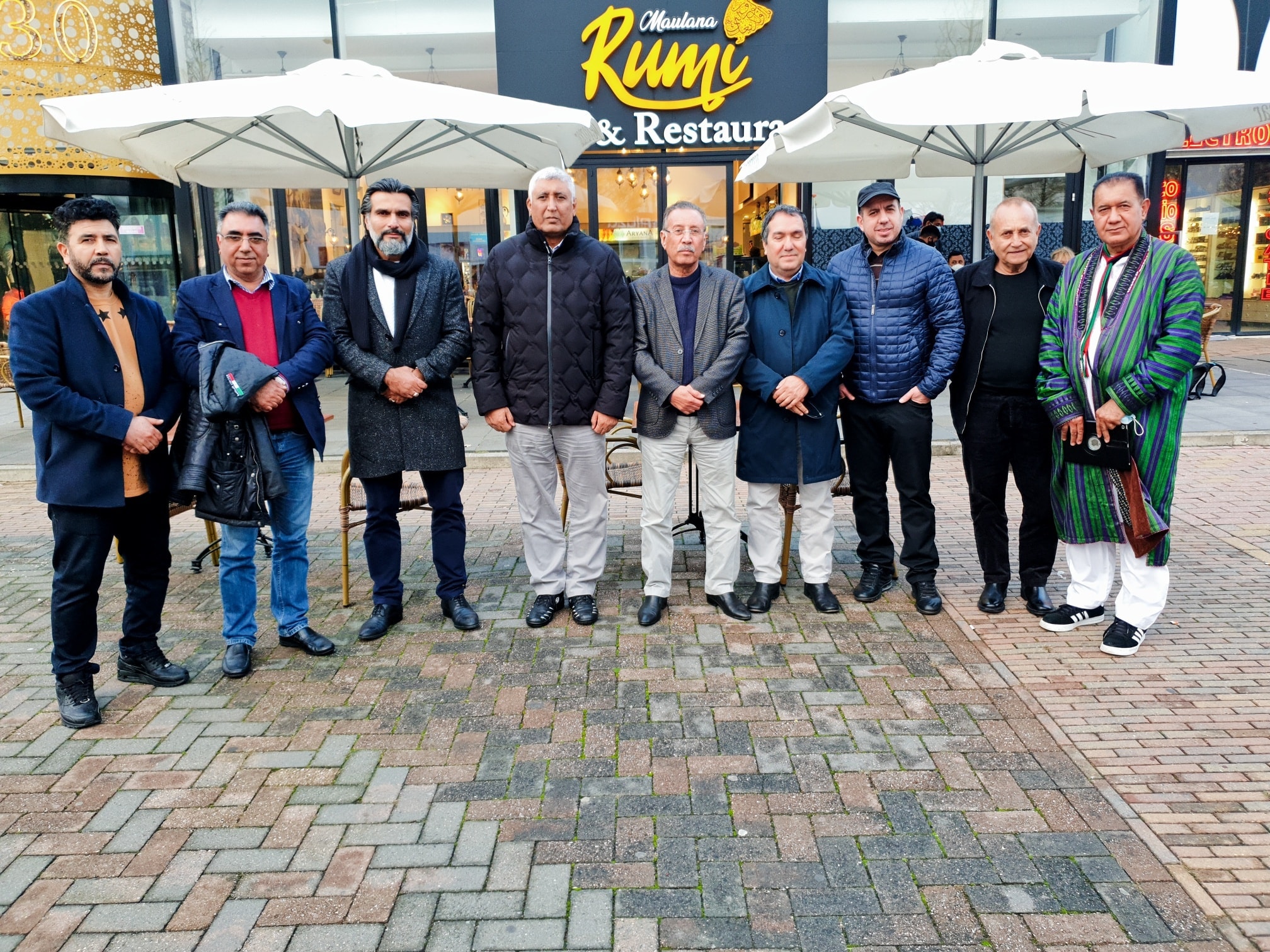 A group of Afghan businessmen and investors living in the Netherlands visited the Afghan embassy and invited us to visit their offices and shops.