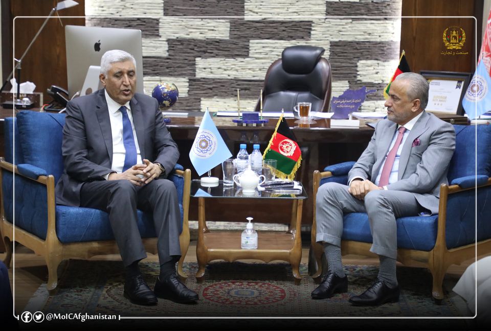 Minister of Industry and Trade Meets Afghan Ambassador to the Netherlands