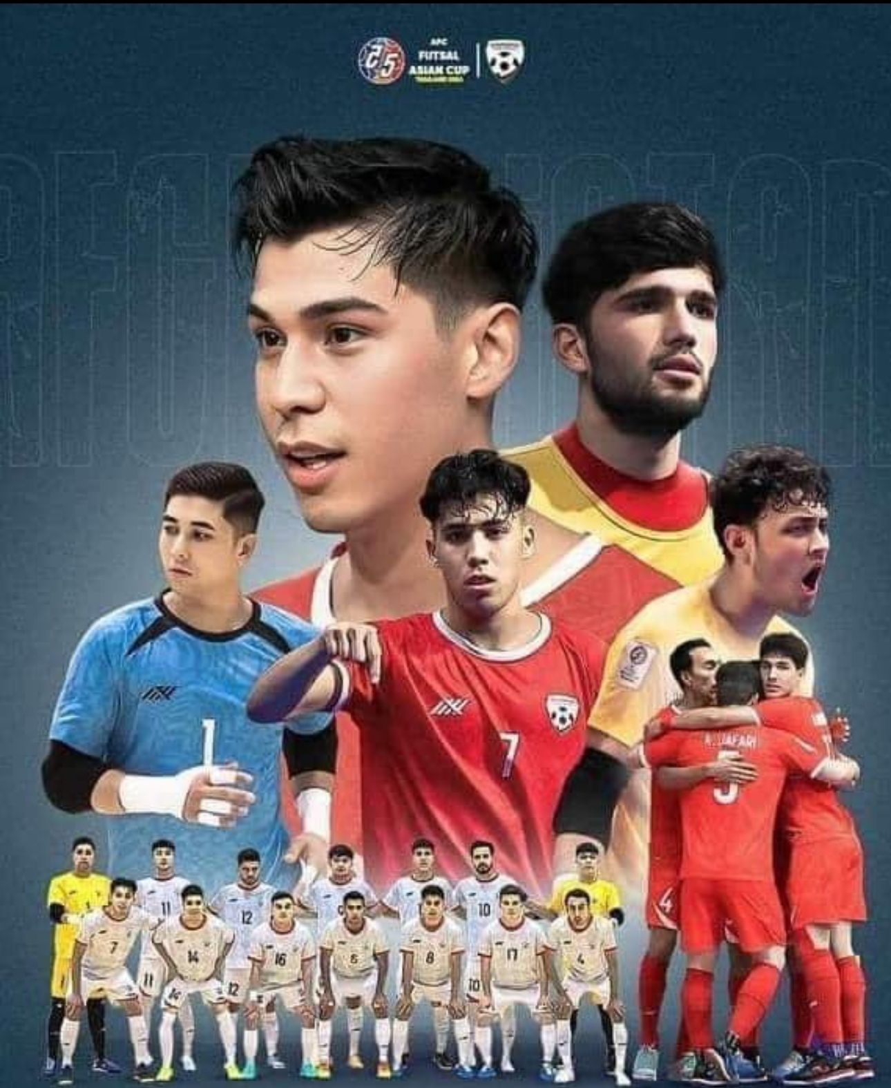 Congratulations to the Afghan National Futsal team